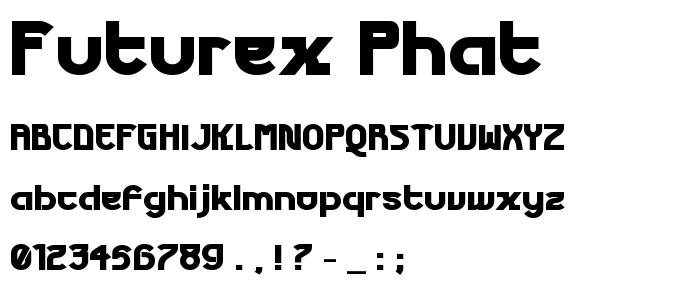 Futurex Phat font